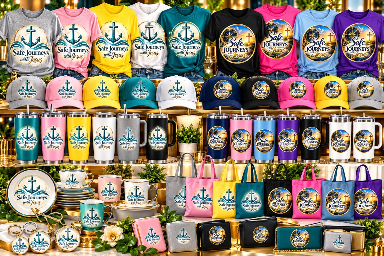Anchor and Compass Road merchandise in additional colors and accessories